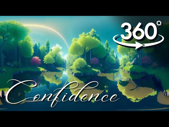 VR 360 | ASMR | Autumn ambience, lakeside, Cozy, Fall, nature sounds, Forest, Build Confidence