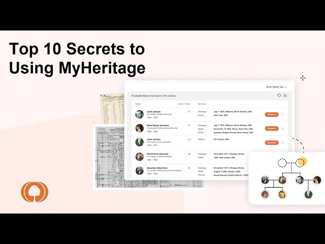 Top 10 Secrets to Using MyHeritage