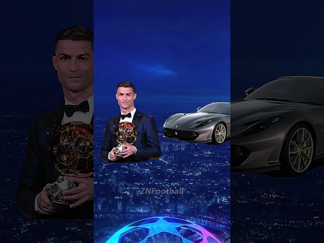 Ballon D'or Winner (Ronaldo, Messi, Neymar) VS Bugatti, Mercedes, Ferrari 🐐🏎💨