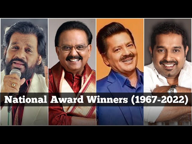 National Award Winners || Male Playback Singers (1967 - 2022) || MUZIX