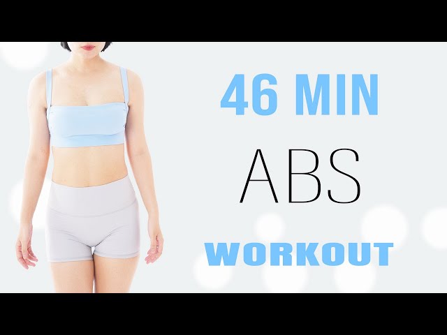 46 MIN. SEXY ABS WORKOUT - do this everyday to get toned | No Equipment