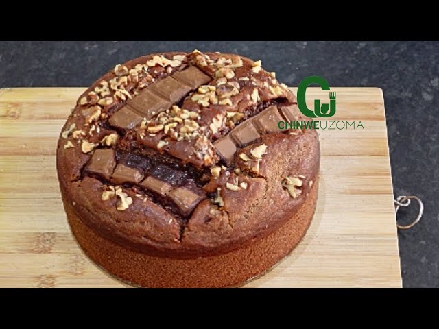 How To Make Dates & Walnut Cake - Chinwe Uzoma Kitchen