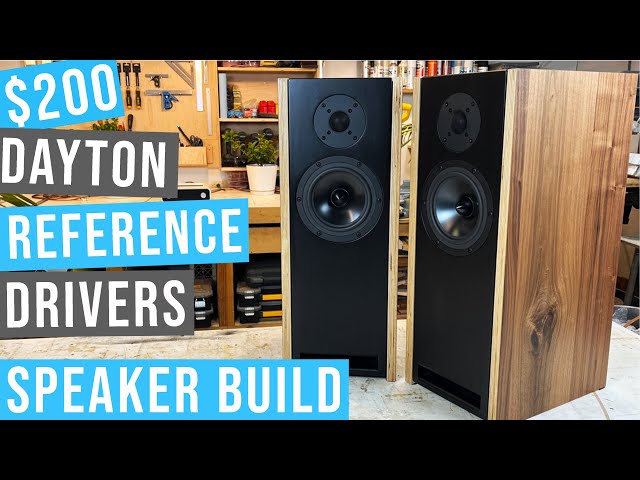 Dayton Audio Reference Series Speaker Build | DIY | $200 Drivers Deep Bass Hi-Fi  Elegante Speakers