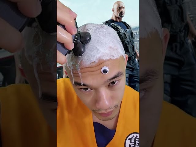 KRILLIN SHAVES HIS HEAD IN THE BACK ROOMS (7.5 MINUTE #ASMR VERSION)