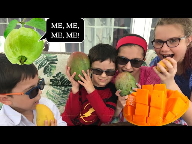 HAPPY MANGO FESTIVAL!! HANNAH TRYING MANGO AND अमरूद FOR THE FIRST TIME!