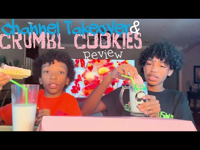 Crumbl Cookies Review by CJ and Eli @crumbl