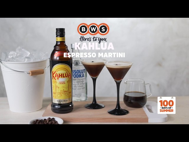 Kahlua Espresso Martini Cocktail Recipes | BWS