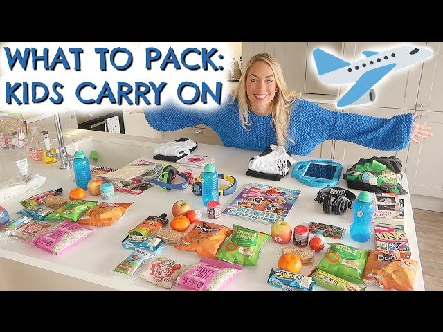 WHAT TO PACK: KIDS CARRY ON  |  OUR LONGEST FLIGHT EVER