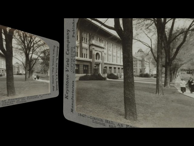 Lincoln Hall, U of Illinois Urbana ~1917 (VR 3D still-image)