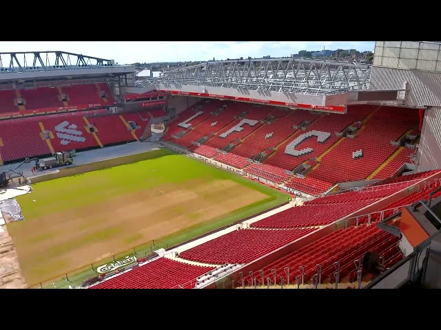 Liverpool getting work done #anfield #lfc