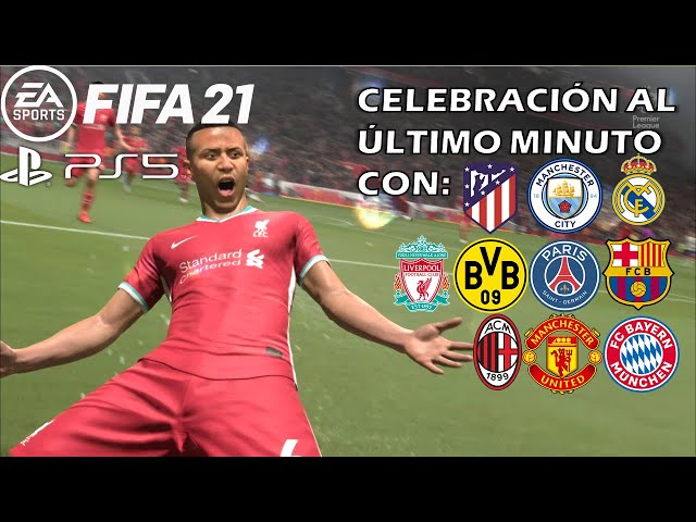 FIFA 21 PS5 | CELEBRACIONES DE ÚLTIMO MINUTO CON EQUIPOS EUROPEOS | #01