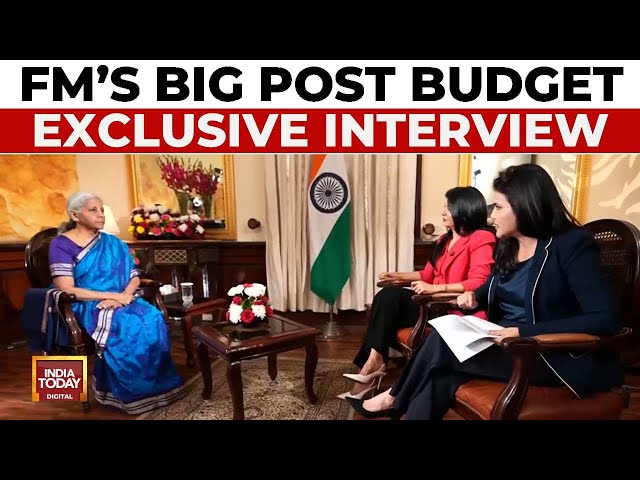 Exclusive: FM Nirmala Sitharaman's Big Post Budget Interview With Sweta Singh & Anjana Om Kashyap