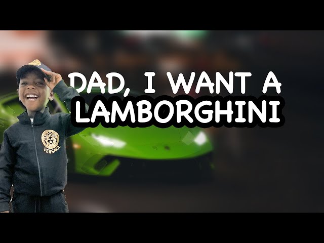 Random Conversation with a 5 year old who wants a Lamborghini | 360 VR 4K #family