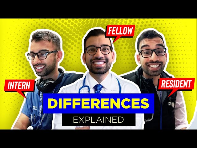 Intern Vs. Resident Vs. Fellow [What's The Difference]