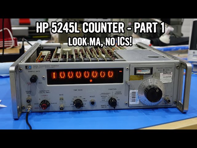 HP 5245L Nixie Counter - Part 1: The King of 1960s Frequency Meters