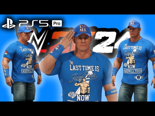 Perfectly Create JOHN CENA farewell Tour 2025 Blue Attire | Wwe2k24