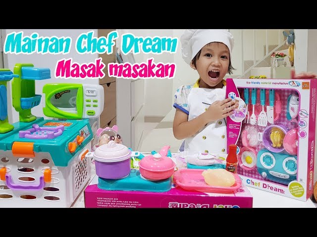 Unboxing Mainan Anak Masak-Masakan Chef Dream Hadiah Giveaway dari Kak Nayfa