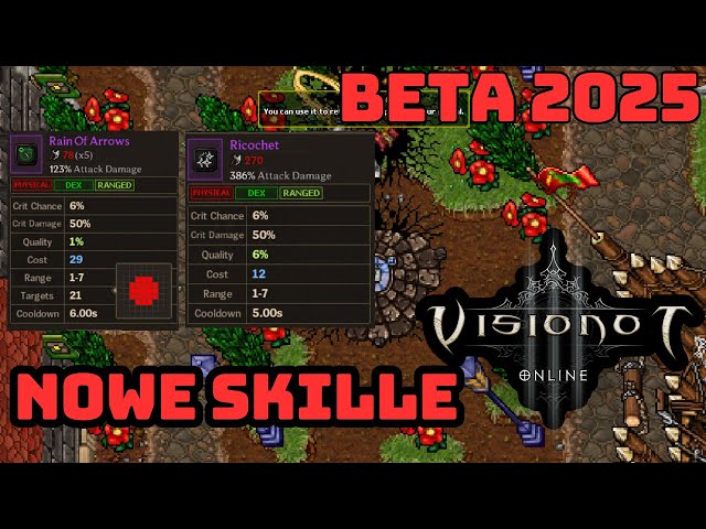 We are testing skills from the viewer! - Visionot.online BETA 2025(10) Tibia custom OTS