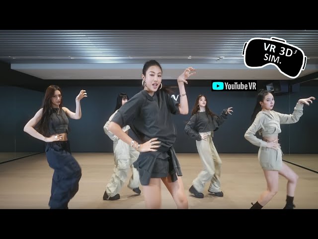 [VR] MEOVV ‘MEOW’ DANCE PRACTICE (Moving Ver.) (Simulated VR 3D)