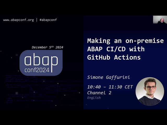 Making an on-premise ABAP CI/CD with GitHub Actions