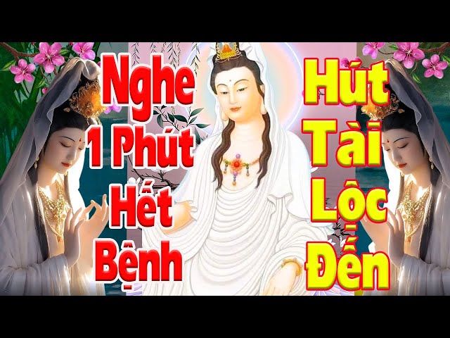 Nghe Kinh 1 Phút QUAN ÂM Hộ Trì Hết Bệnh Giải Nghiệp TIỀN VÔ NHƯ NƯỚC Gia Đạo Luôn Bình An_Cực Linh