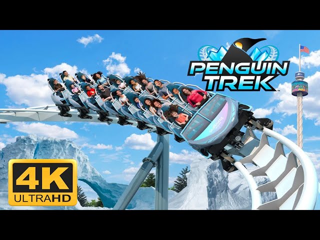 Penguin Trek | SeaWorld Orlando | 4K Front Row  POV