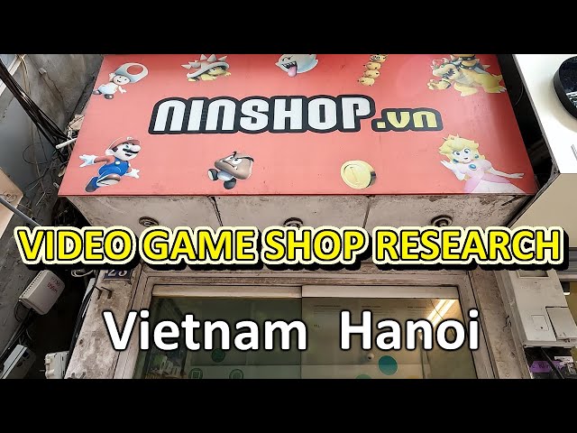 For Nintendo fans. Game Shop Research | NinShop Hanoi in Hanoi, Vietnam