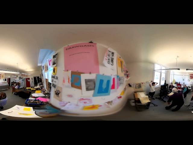 Alan Kitching Workshop 360 Video Timelapse