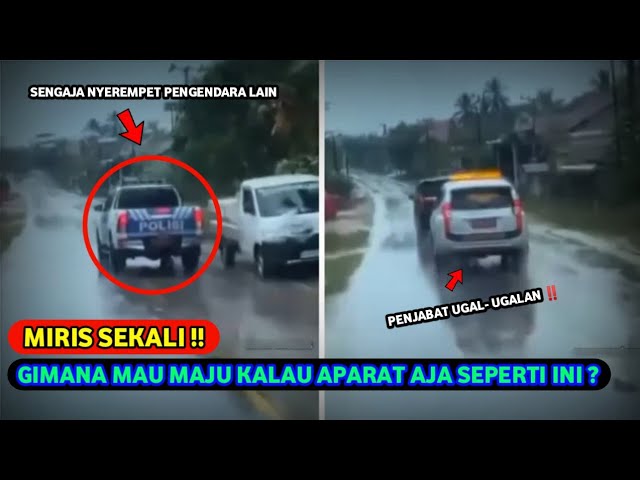 KETERLALUAN !! Beginilah Kelakuan Aparat Negara Saat Berkendara - Aparat Ugal Ugalan