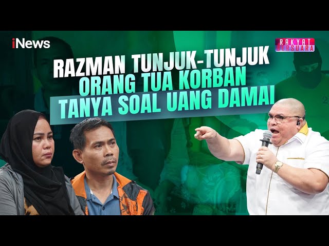 Sambil Tunjuk Orang Tua FA, Razman: Bapak Rela Rp300 Juta Diganti Nyawa? | Rakyat Bersuara | 04/02