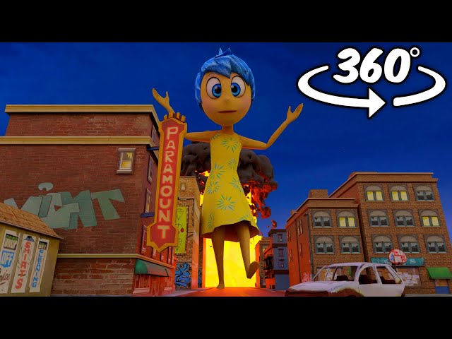 Giant Joy APPEARS In The City (Inside Out) - 360º/VR