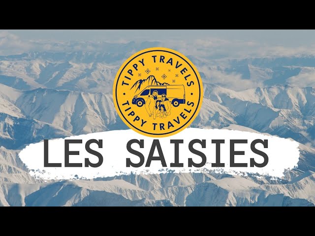 Les Saisies 2025 - Winter Campsite tour / Aire - Espace Diamant Campervan and Motorhome skiing