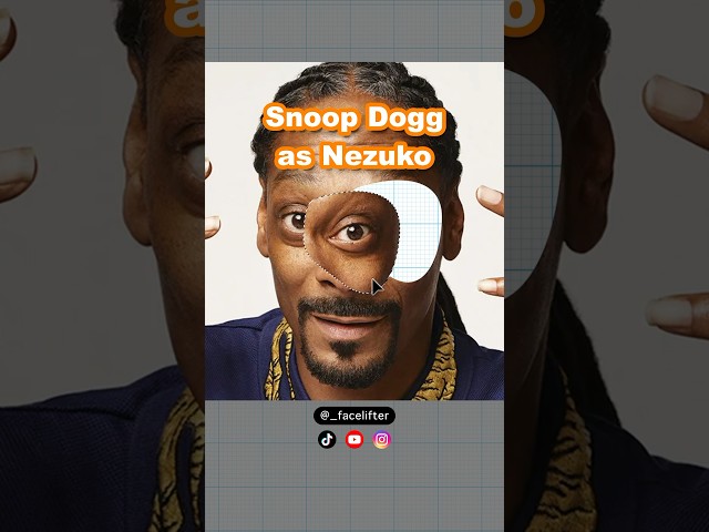 Snoop Dogg as Nezuko : Remaster. #anime #memes #funny #celebrity #rapper