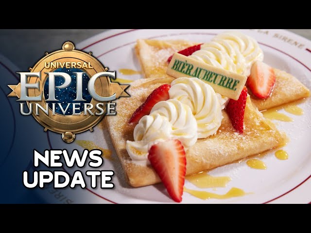 Universal Epic Universe News Update — FOOD REVEALED, ALL DINING LOCATIONS, & ROBOT DRAGON SPOTTED