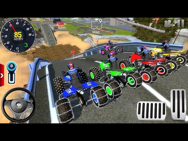 Impossible Dirt Quad Bikes Racing game Extreme Motocross ATV Bike Stunts Android IOS Mud Gameplay