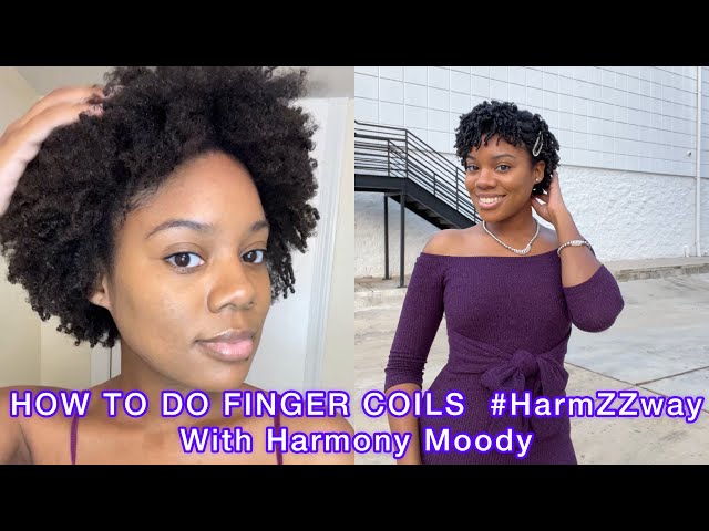 How To Do Finger Coils On #4c Natural Hair ! Easy Tutorial #naturalhair #shorthair #curls #washday