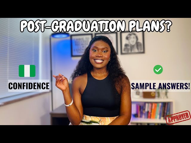 What Are Your Post-Graduation Plans? | F1 Visa Interview Tips for International Students