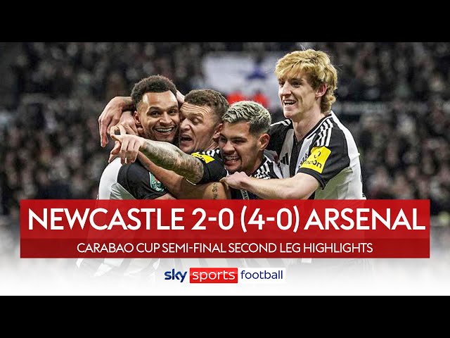 Magpies heading FOUR Wembley 🤩 | Newcastle 2-0 (agg: 4-0) Arsenal | Carabao Cup Highlights