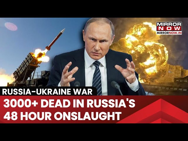 Russia Bombs Ukraine: 3000+ Dead In 48 Hours | Zelenskyy Seeks 200,000 Troops | NATO Arms Destroyed