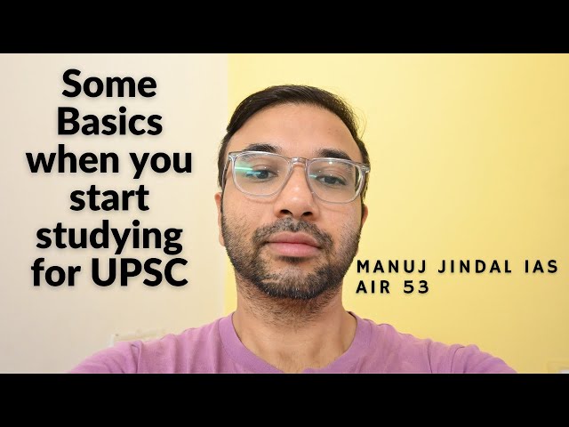 How to Start Your IAS Preparation when you feel a bit lost where to start from by Manuj Jindal IAS