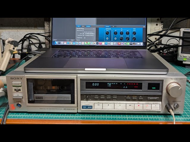 Sony TC-K555 Sound Demo: Recording on a Metal TDK MA Tape with Like-New Heads