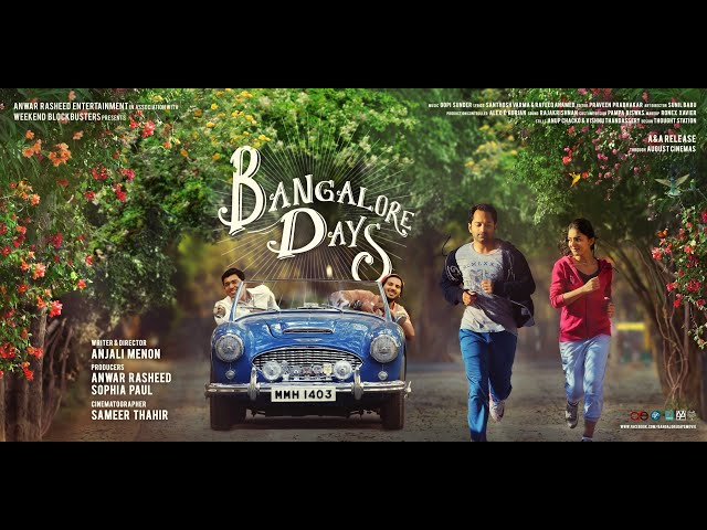 Bangalore Days 2014 With Eng Sub| Dulquer Salmaan | Nazriya Nazim | Fahadh Faasil