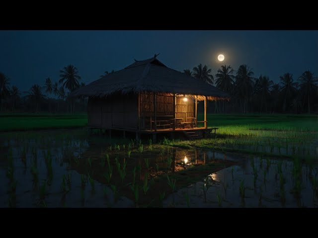 Night in the Marsh: Relaxing Cricket & Frog Ambience for Sleep & Stress Relief | Bedtime