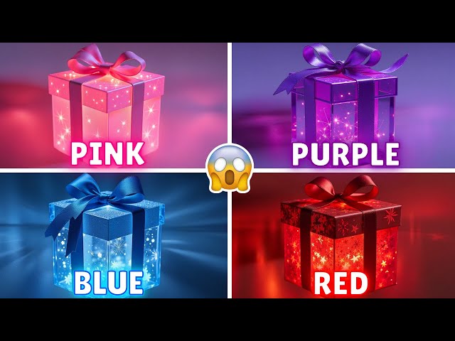 Choose your gift box 🎁😍😭| 4 gift box challenge |3 good vs 1 bad