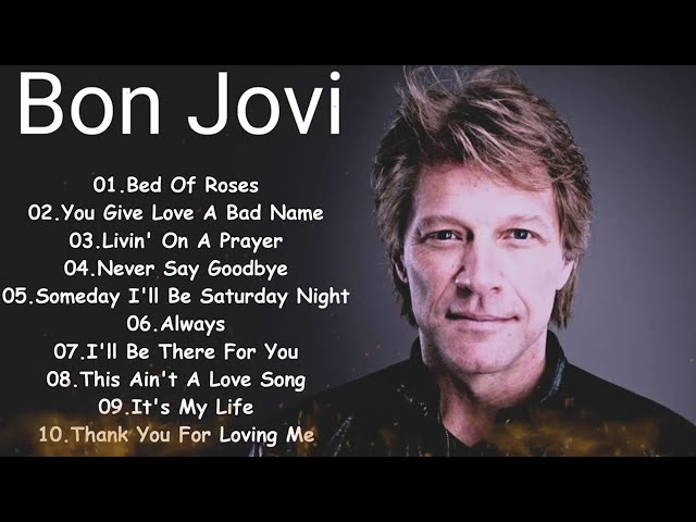 Unforgettable Bon Jovi Songs 🎸 Greatest Hits for Every Moment