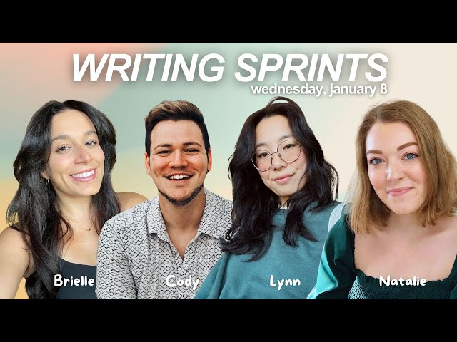 write with us! 🧚🏻‍♀️🏁 live writing sprints with Lynn, Cody & Natalie