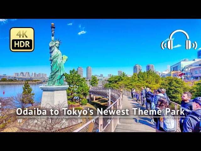 Japan - Odaiba Walk to Tokyo's Newest Theme Park "Immersive Fort Tokyo" that opens today 3/1