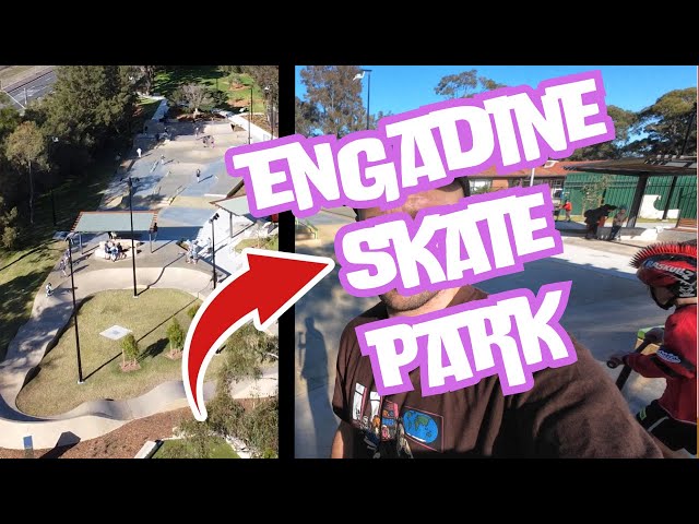 Engadine Skatepark First Look - Only Skateboarder THERE!!