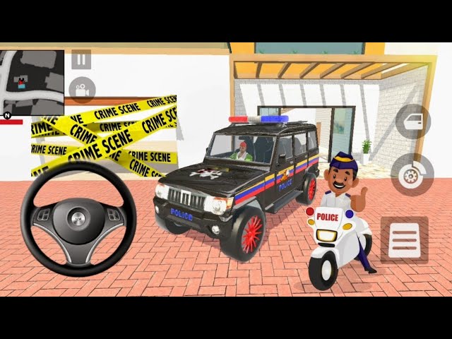 Franklin Ne Ki Police Car Chori Per kyu 😅 Indian Theft Auto | Indian Bike Drawing 3D | Simulator'