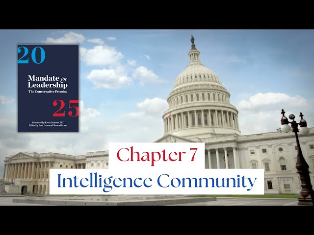 Section 2: Chapter 7 - Intelligence Community